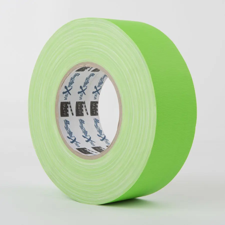 Le Mark MagTape XTRA MATT Economy Matt Gaffer Tape Fluorescent Green 25mm x 25m