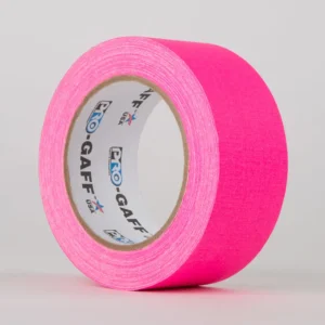Pro Gaff / Cloth Tape Fluorescent Pink 6mm x 25yds