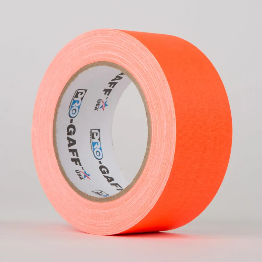 Pro Gaff / Cloth Tape Fluorescent Orange 144mm x 25yds