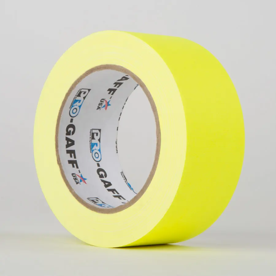 Pro Gaff / Cloth Tape Fluorescent Yellow 144mm x 25yds