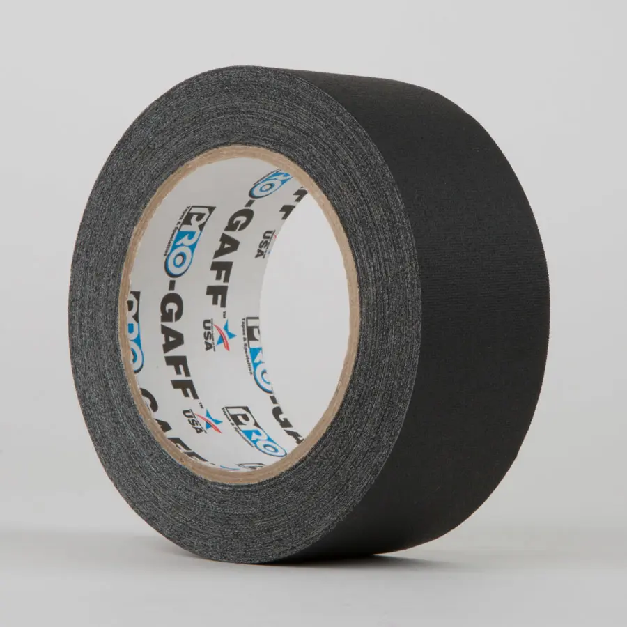 Pro Gaff Industrial Grade Gaffer / Cloth Tape Black 6mm x 25yds