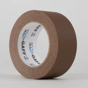 Pro Gaff Industrial Grade Gaffer / Cloth Tape Brown 24mm x 25yds