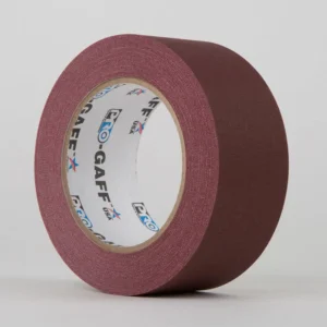 Pro Gaff Industrial Grade Gaffer / Cloth Tape Burgundy 24mm x 25yds