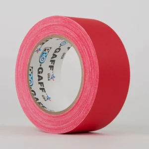 Pro Gaff Industrial Grade Gaffer / Cloth Tape Red 24mm x 25yds