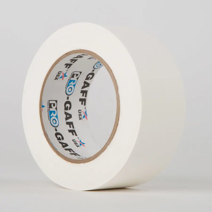Pro Gaff Industrial Grade Gaffer / Cloth Tape White 24mm x 25yds
