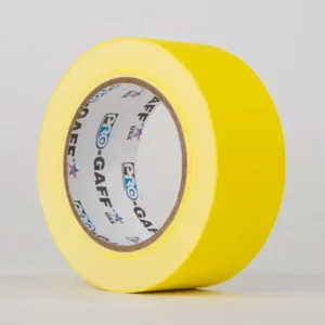 Pro Gaff Industrial Grade Gaffer / Cloth Tape Yellow 24mm x 25yds