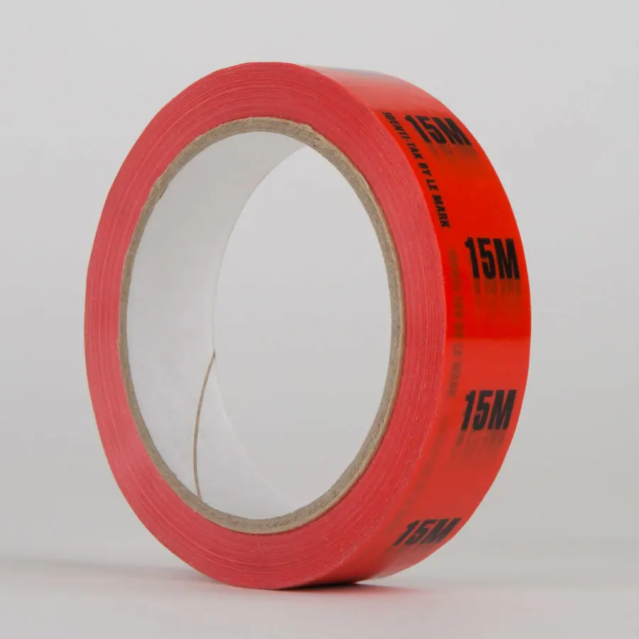 Le Mark Identi-Tak Cable Length ID Tape (Identi-Tak) Red 15m 24mm x 33m