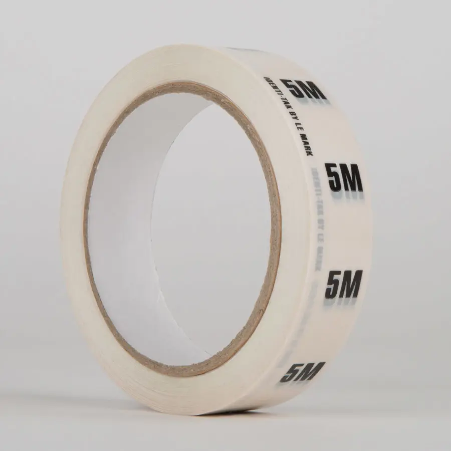 Le Mark Identi-Tak Cable Length ID Tape (Identi-Tak) White 5m 24mm x 33m