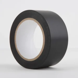 Le Mark 200 Series Floor Joining Tape - Low Tack Gloss Black L/T, 200 Micron 50mm x 50m