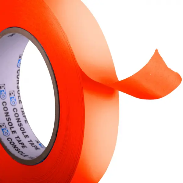 Pro Console Tape Neon Fluorescent Orange 12mm x 25m - Image 3