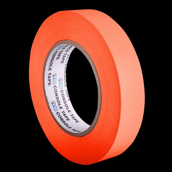 Pro Console Tape Neon Fluorescent Orange 12mm x 25m - Image 5