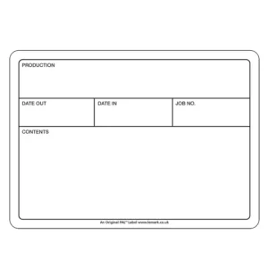 Le Mark PAL™ Label I.D Kits 10 White Generic PAL Labels,