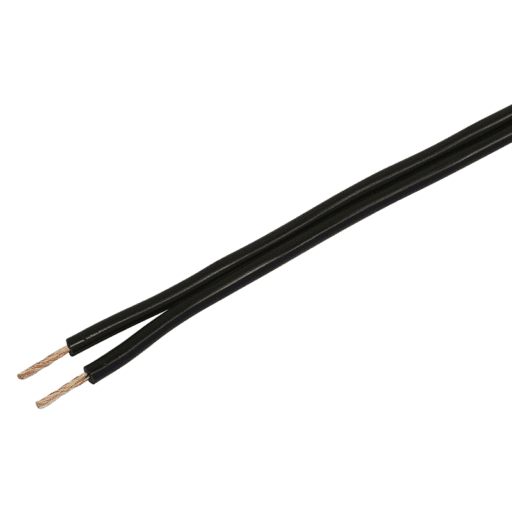 STEFFEN Tlf Kabel 2x0.75mm² schwarz Ring 20m