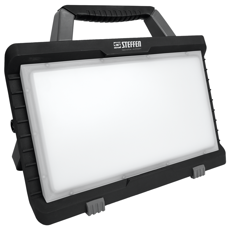 WORKLIGHT Multi Battery LED Akku-Strahler 50W mit Traggriff und Standfuss