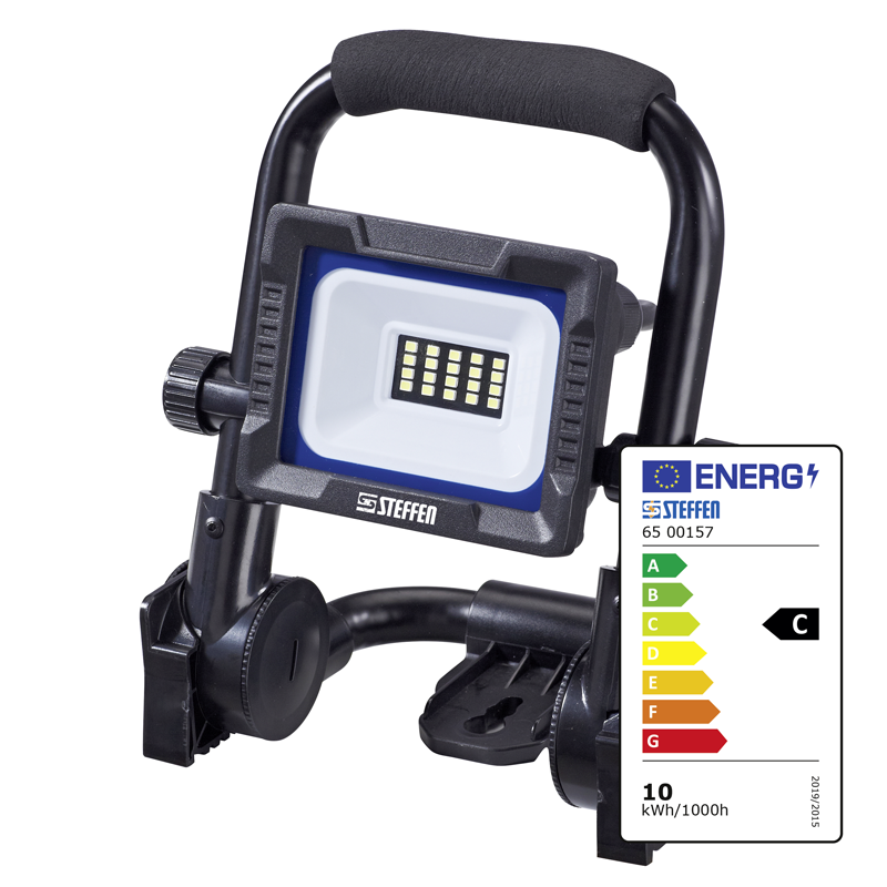 WORKLIGHT LED Strahler 10W mit Traggriff und klappbarem Standfuss 5m – Bild 2