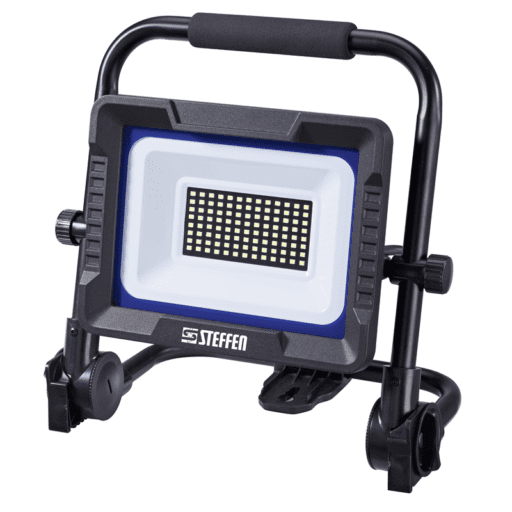 WORKLIGHT LED Strahler 50W mit Traggriff und klappbarem Standfuss 5m