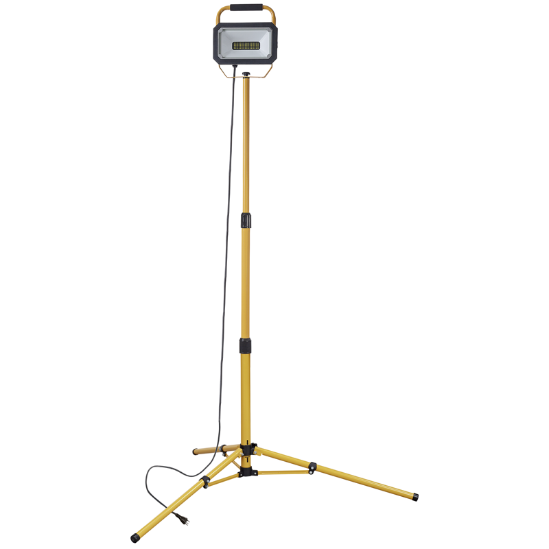 WORKLIGHT LED Strahler 23W gelb Teleskopstativ gelb 5m Kabel H07RN-F3g1