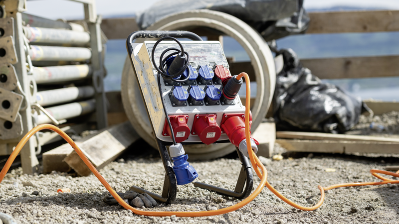 STEFFEN Baustromverteiler 32A inkl. Ständer - Image 3