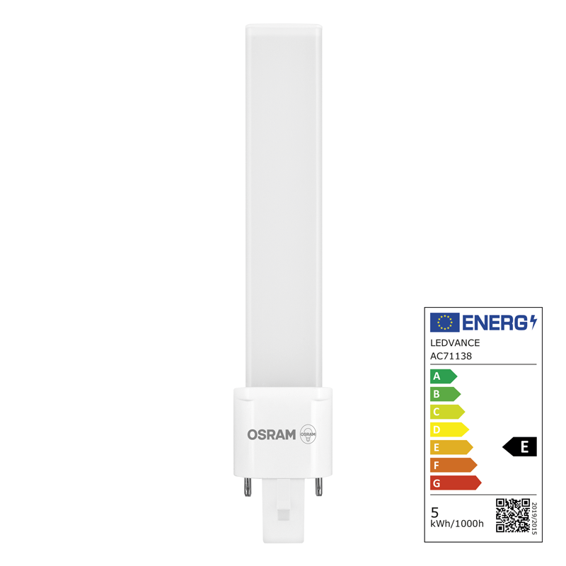 Osram Dulux LED-Kompaktleuchte S9 G23 4W/830 500lm WW - Image 2
