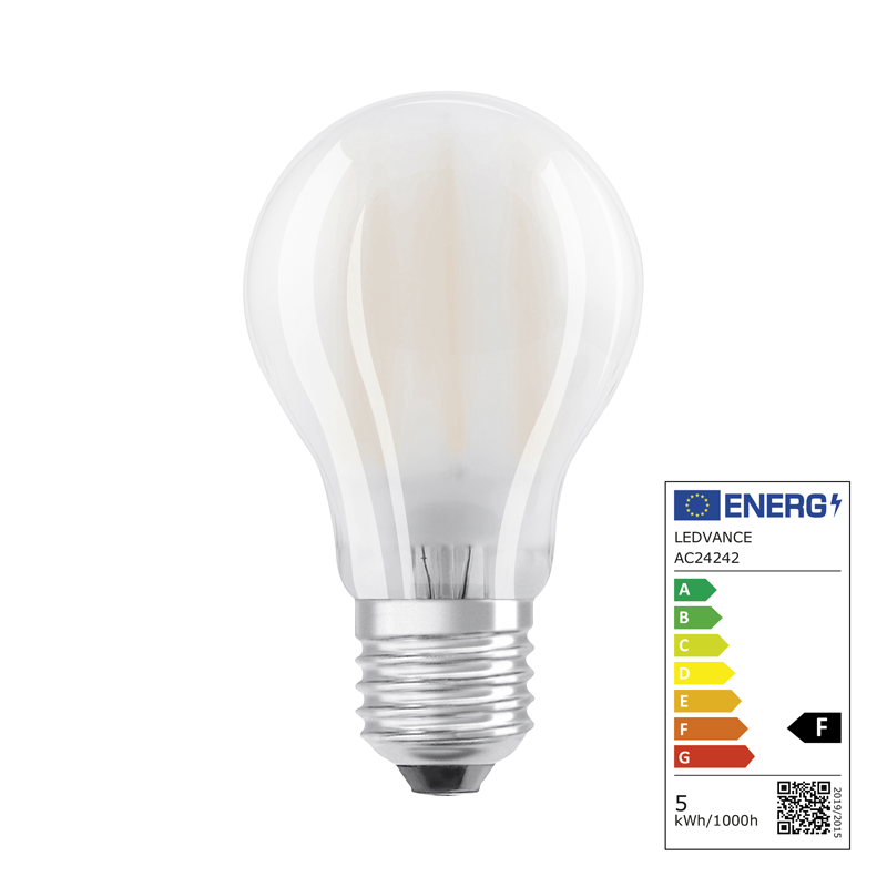 Osram LED Superstar Classic A E27 240V 4.8W 470lm CW - Image 2