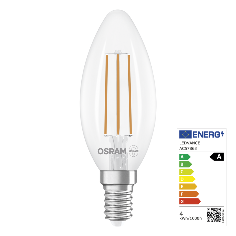 Osram LED Classic B E14 240V 3.8W 806lm WW – Bild 2