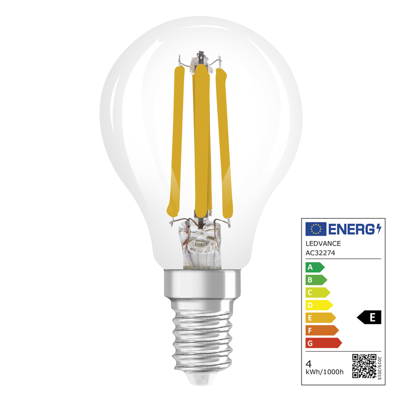 Osram LED Superstar Retrofit Classic P E14 240V 4W 470lm WW+CW - Image 2