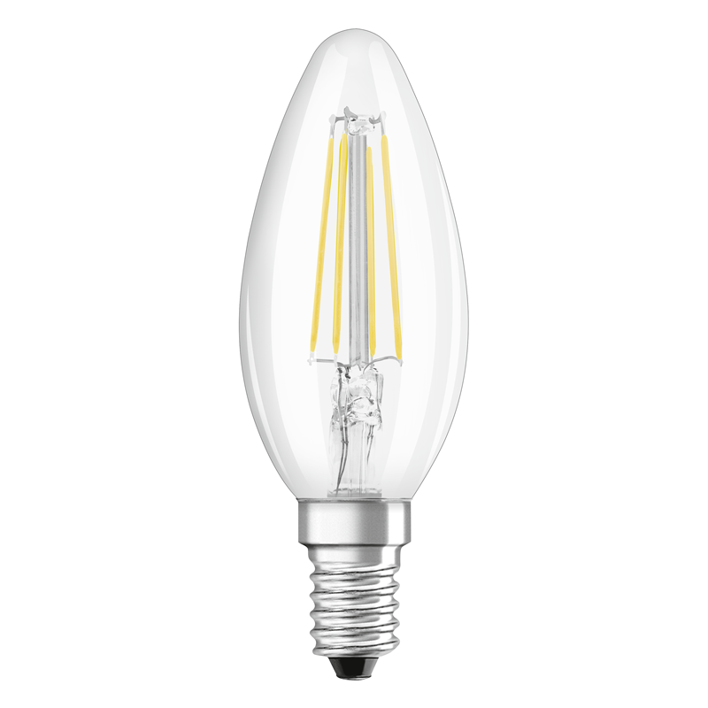Osram LED Star Retrofit Classic B E14 240V 4W 470lm WW