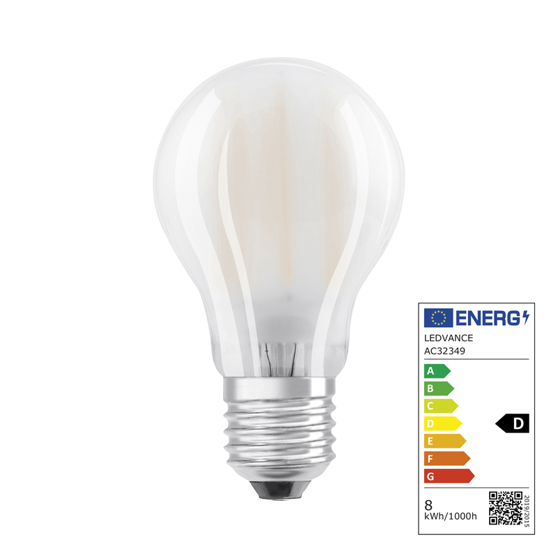 Osram LED Star Retrofit Classic A E27 240V 7.5W 1055lm WW - Image 2