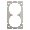 FELLER SNAPFIX® Montageplatte 2-FACH (2x1) vertikal si