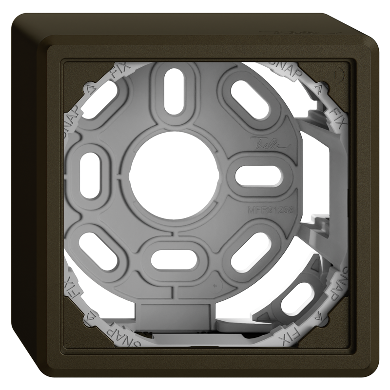 EDIZIO.liv AP-Abdeckrahmen 1-FACH, H=54mm um