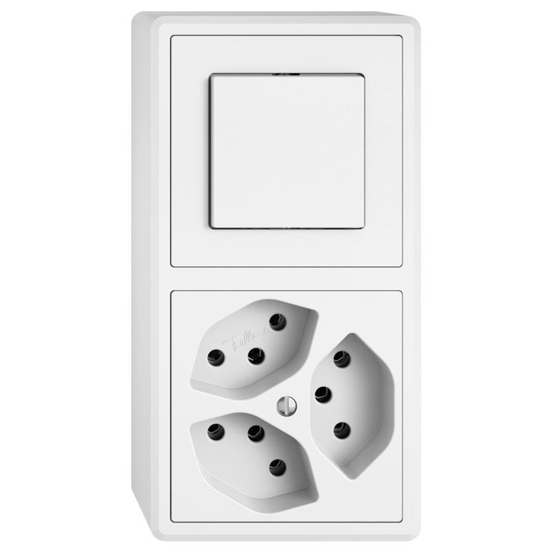 EDIZIO.liv AP-Kombination SCH3/3xT13 ws