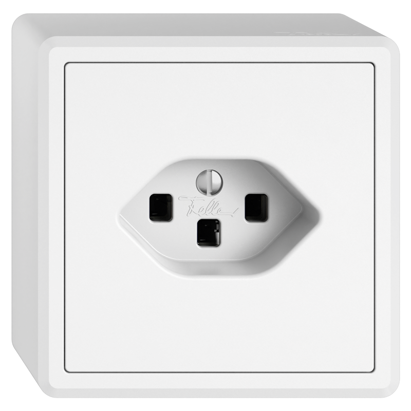 EDIZIO.liv AP-Steckdose 1xT23 ws