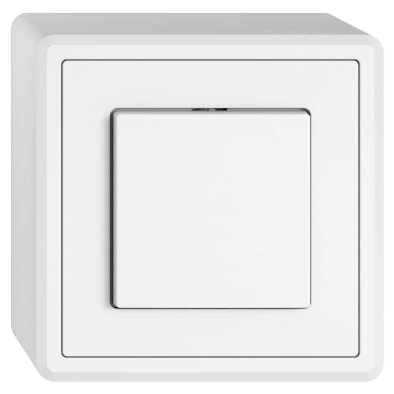 EDIZIO.liv AP-Druckschalter SCH6 ws