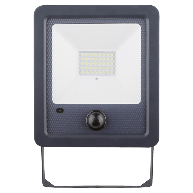 WORKLIGHT Solar LED Strahler 50W grau mit PIR 120° 6-8m – Bild 2