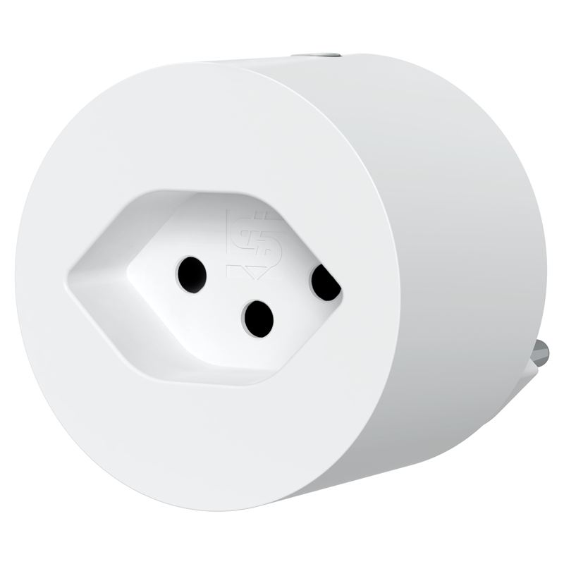 STEFFEN Matter-Zwischenstecker T12/T13 weiss (max.2300W)