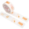 Le Mark 36 Rolls Crepe Plain Paper Tapes White Custom print 1 Color 48mm x 50m