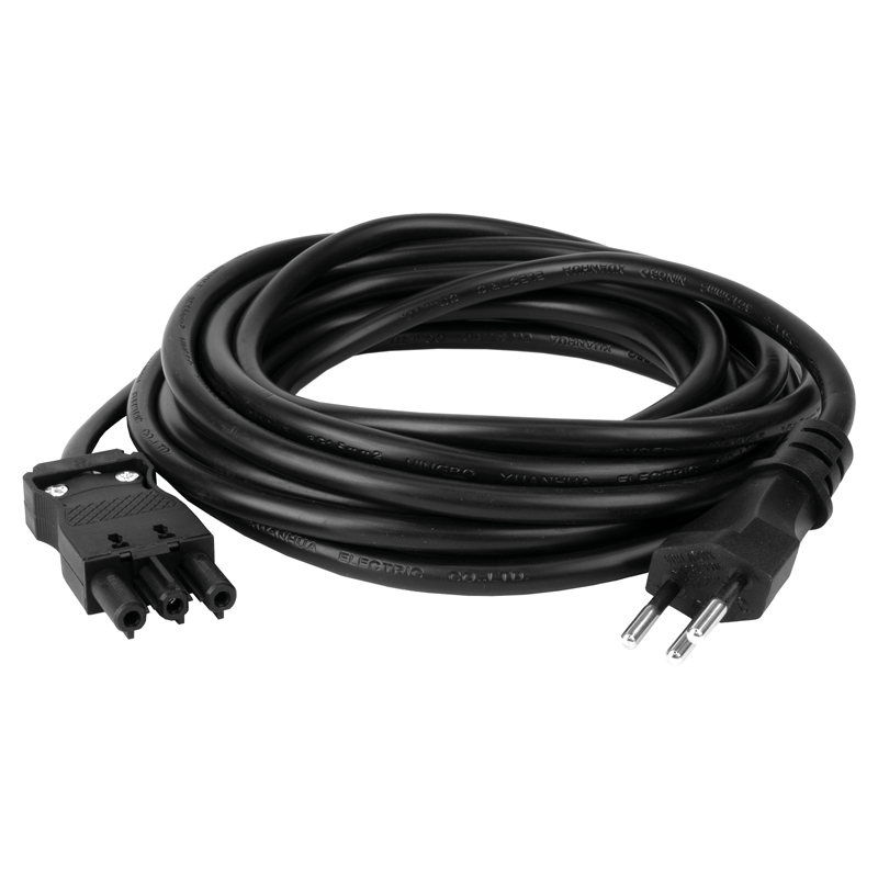STEFFEN Verlängerungskabel Td 3x1.5mm² 0.5m T12-GST18i3 sw – Bild 2