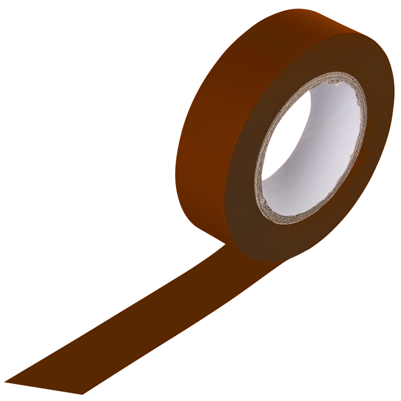 STEFFEN Isolierband braun B 15mm H 0.15mm L 10m