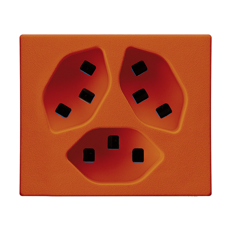 STEFFEN FLF Steckdose 3xT23 (16A/250V) mit Steckklemmen Gr.1 or