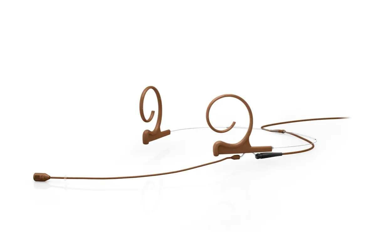 DPA Microphones 4288 CORE+ Directional Flex Headset Mic, 120mm, Braun, MicroLock