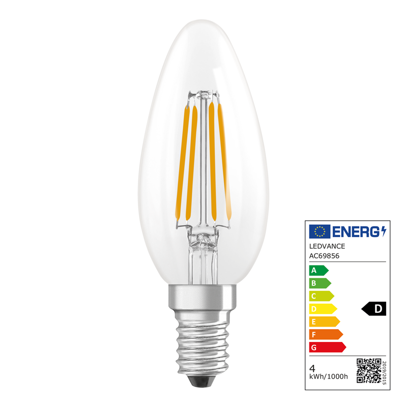 Osram LED Superstar Classic B E14 240V 3.4W 470lm CW – Bild 2