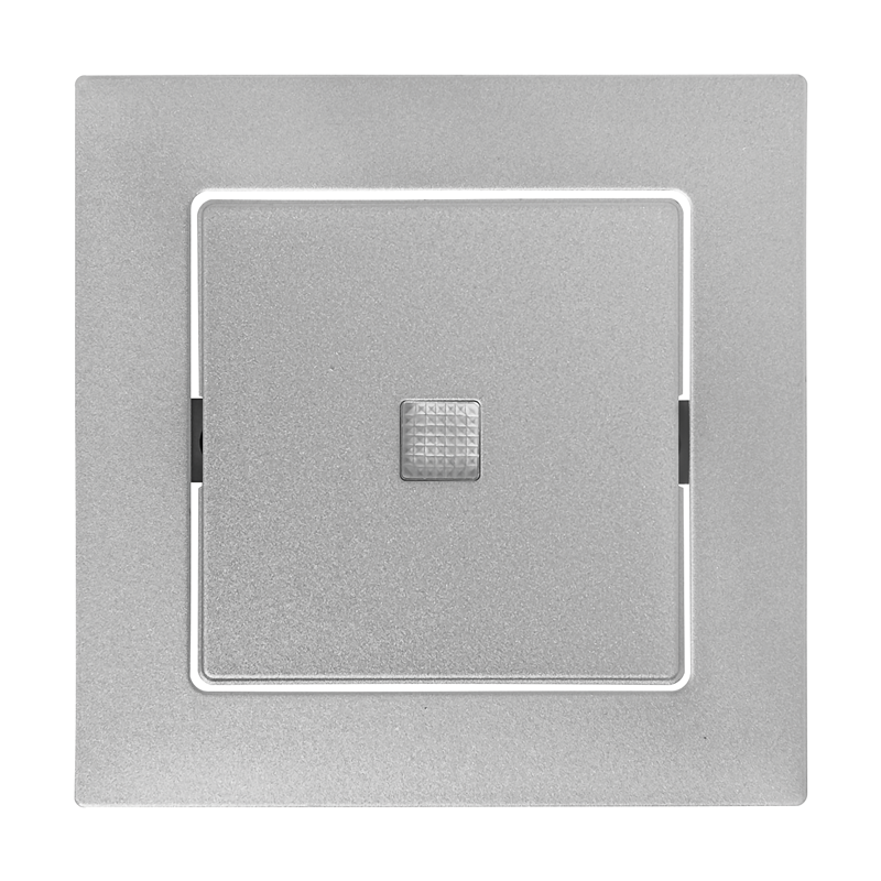 FELLER EDIZIOdue Abdeckplatte Druckschalter/-taster mit Frontlinse hg