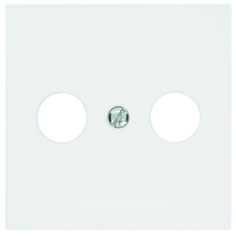 EDIZIOdue Abdeckplatte R/TV ws