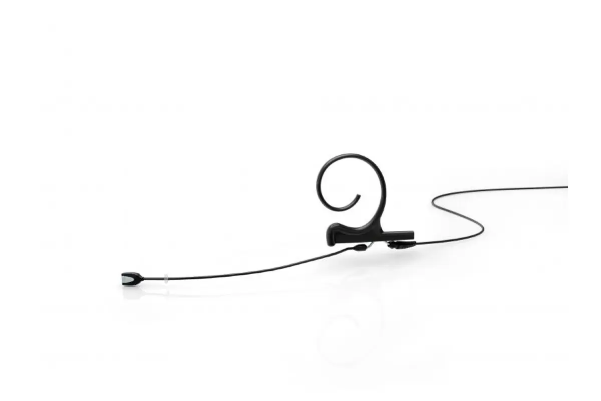 DPA Microphones 4166 CORE+ Omni Flex Earset Mic, 90mm, Schwarz, MicroLock