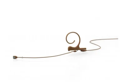 DPA Microphones 4166 CORE+ Omni Flex Earset Mic, 110mm, Braun, MicroLock