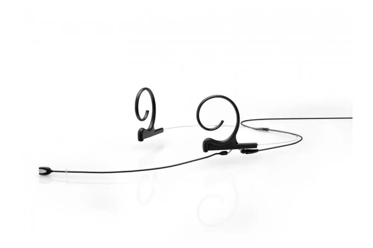 DPA Microphones 4166 CORE+ Omni Flex Headset Mic, 110mm, Schwarz, 3-pin LEMO