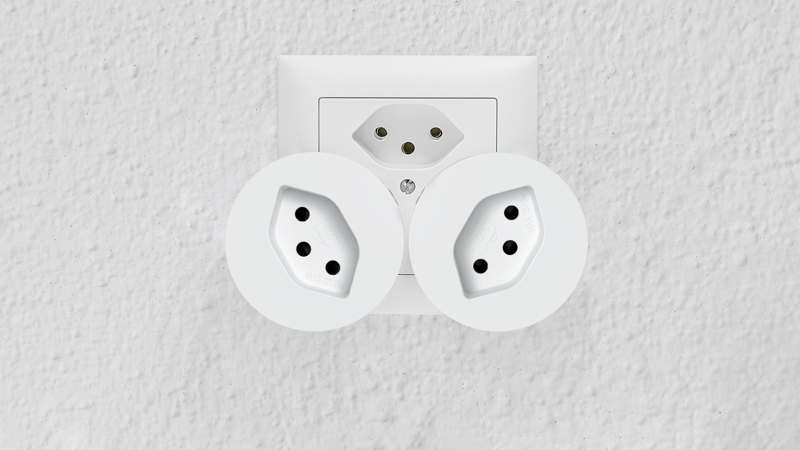 STEFFEN Matter-Zwischenstecker 3-Set T12/T13 weiss (max.2300W) – Bild 6