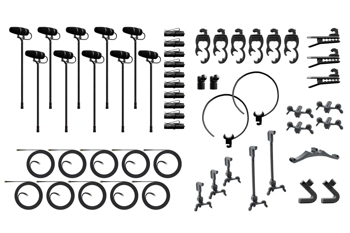 DPA Microphones 4099 CORE+ Rock Touring Kit, 10 Mics + Zubehör, Extreme SPL, Pelicase