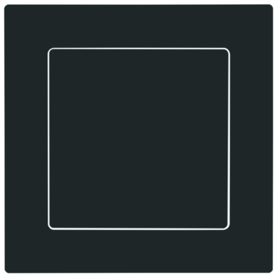 EDIZIOdue Abdeckplatte Druckschalter/-taster sw