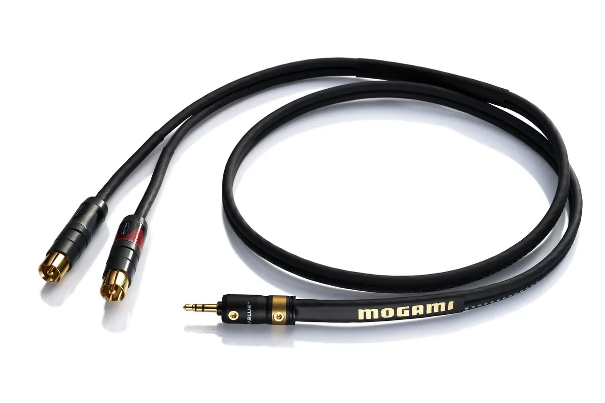 Mogami 3106 Y-Kabel Miniklinke Cinch, 5.0m